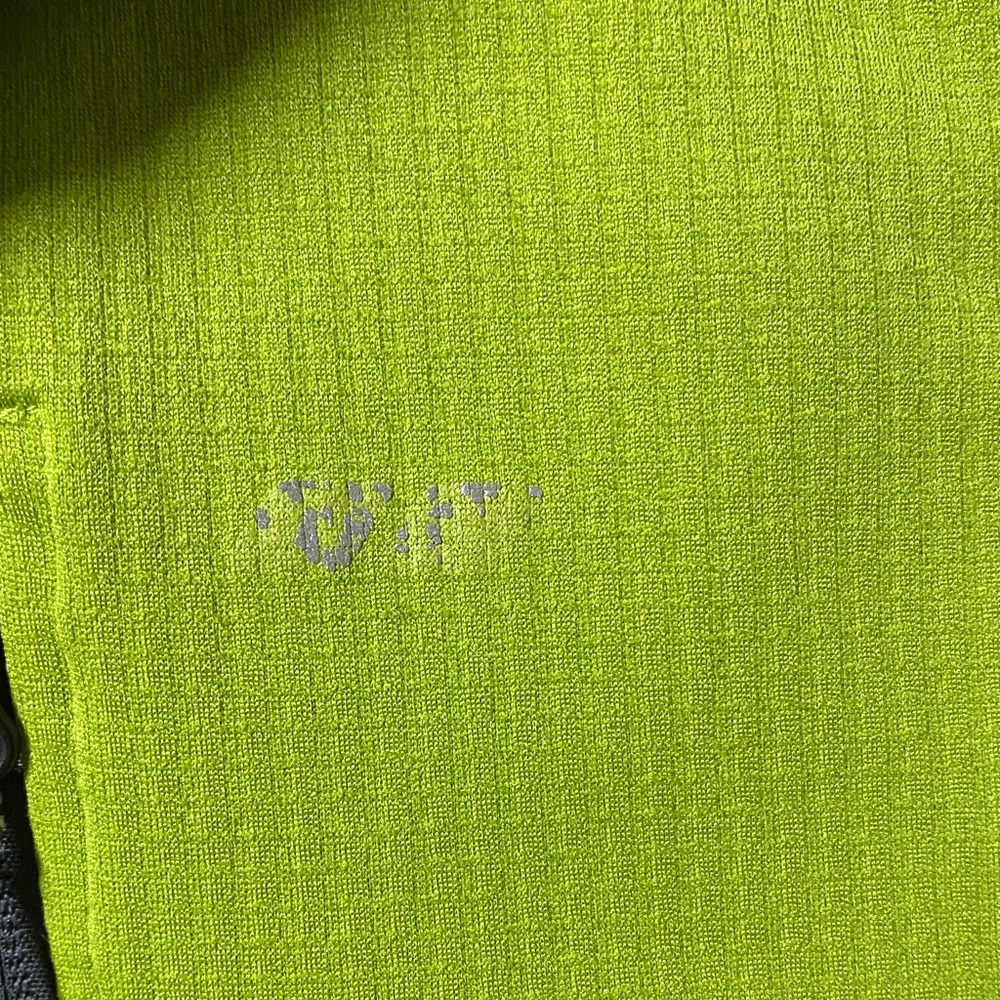 Koppen Men's Lime Green Half-Zip Jacket - Picture 3 of 4